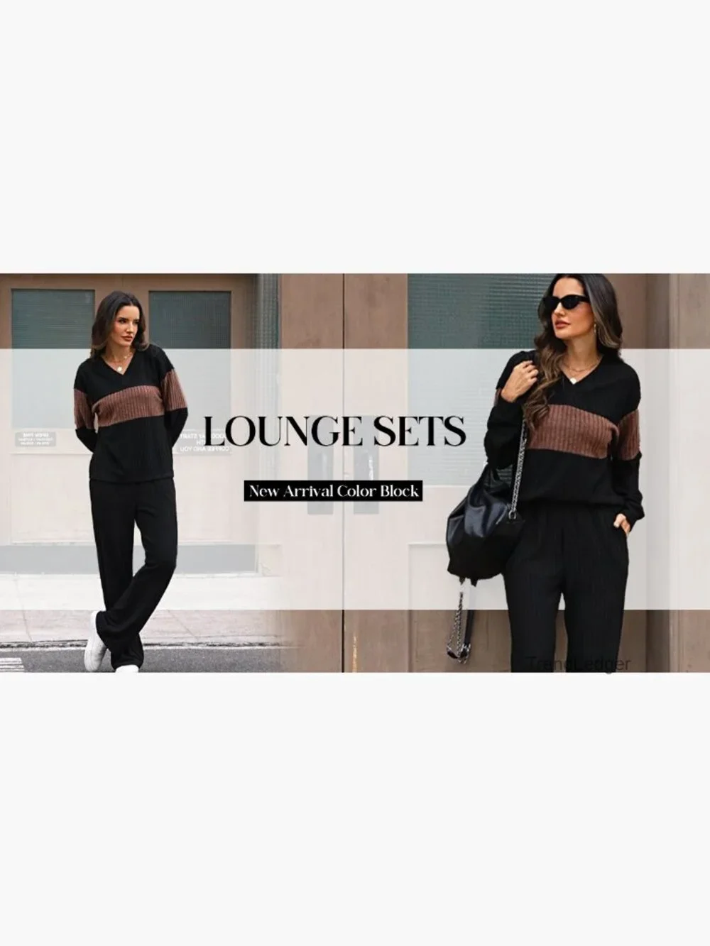 Women's Lounge Sets Sweater Pant Set Matching Track Suit Fall Outfits
